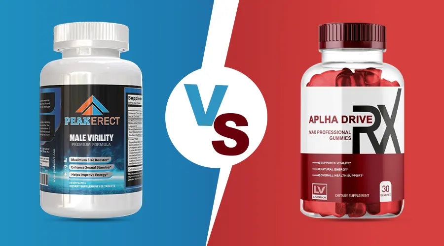 PeakErect Vs Alpha Drive Rx Gummies