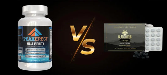 PeakErect vs. Black Lotus Shilajit Tablets