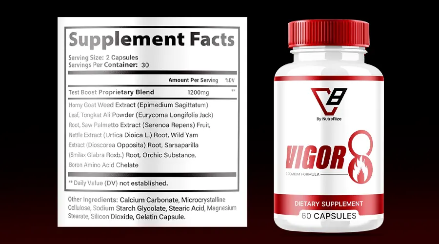 Vigor 8 Ingredients