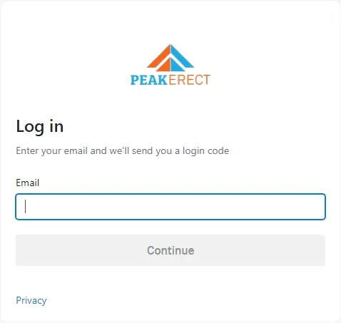 Peakerect login